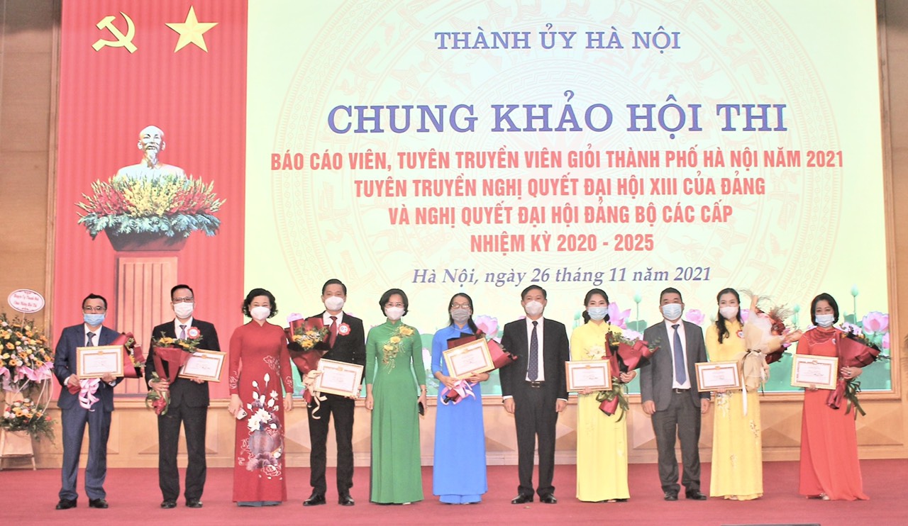 Hà Nội Lan tỏa kinh nghiệm hay, kỹ năng tốt từ cuộc thi báo cáo viên, tuyên truyền viên